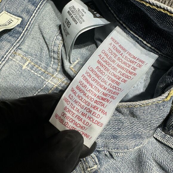 Levi’s Jeans Women's Size 12 Blue 514 Slim Straight - Picture 6 of 16